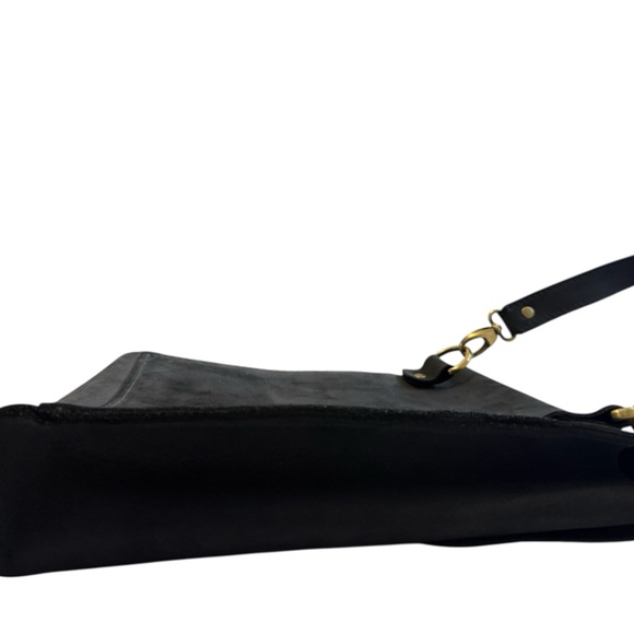 Portland Leather AP Hawkeye Satchel-Shadow Black - Picture 6 of 8